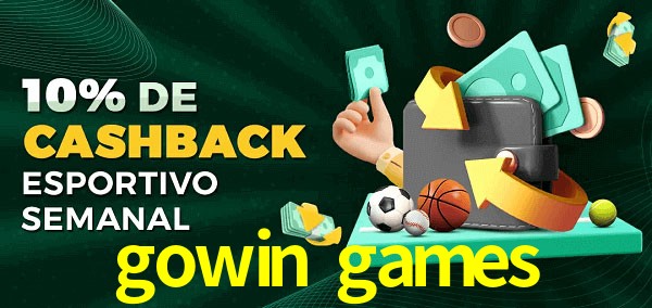 10% de bônus de cashback na gowin games